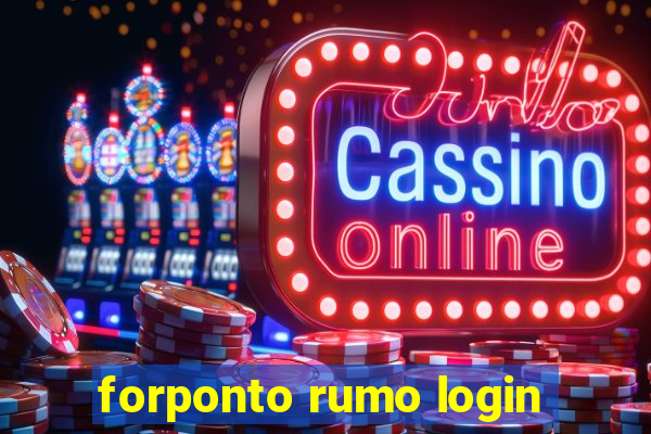 forponto rumo login